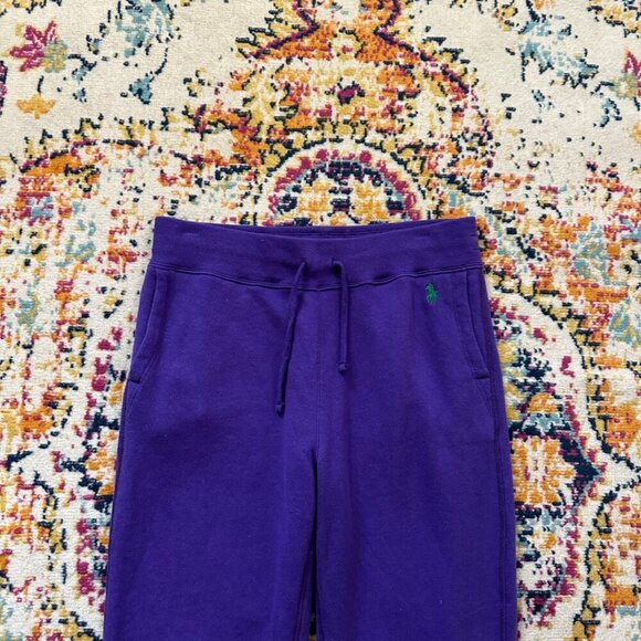 Polo Ralph Lauren Drawstring Logo Jogger Pants Mens Size M Pockets Preppy Casual - Picture 2 of 6